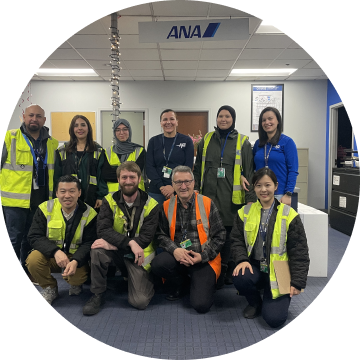 シカゴ空港所 貨物チーム