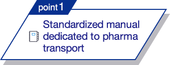 point1 Standardized manual dedicated to pharma transport